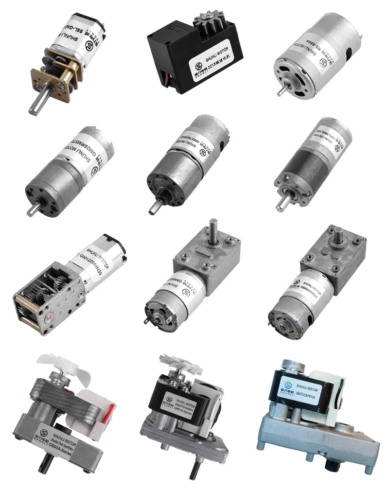 Shunli-microcaja de cambios planetaria de reducción personalizada, cepillo sin escobillas con imán permanente, Motor de CC de 1,5 V, 3V, 12V y 24V para juguete de Motor de CC