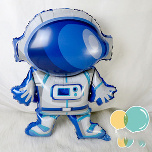 Pallone Pubblicitario Personalizzato <span class=keywords><strong>30</strong></span> Pollici a Forma di Astronauta Pallone Gonfiabile a Forma di Alieno Cartoonesco Pallone Decorativo Stampato - Product Image 3
