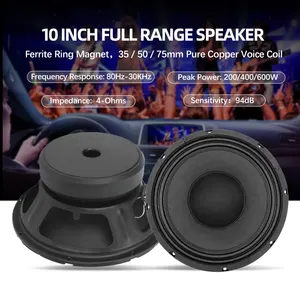 Woofer Car Speakers OEM Car Audio Bass Speakers 6.5 Inches Full Range 8 Inch Midrange Speaker Woofer