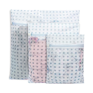 Grosir tas jaring binatu Allover dicetak kustom poliester Mesh tas cucian untuk pakaian - Product Image 6