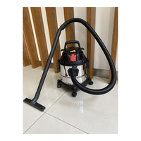 Nouvel aspirateur commercial SUPEVACS Mini 2026 avec réservoir S/S humide et sec de 15 L et prise intégrée