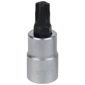 MORTORq 3/8 \ "CR-V Tournevis à douille L. Clés à douille de qualité bricolage 50 mm pour Finish-MTS3 chromées d'entretien - Product Image 1