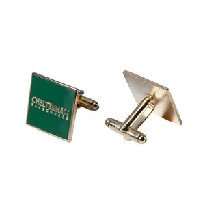 Supplier Custom Logo Metal Cuff Links And Tie Clip Men's Suit Shirt Cufflinks For Men