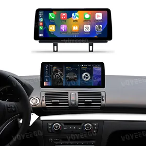 Voyeego pemutar DVD mobil, 12.3 inci layar navigasi Multimedia Radio GPS Android untuk BMW E87 Series 1 2004-2013