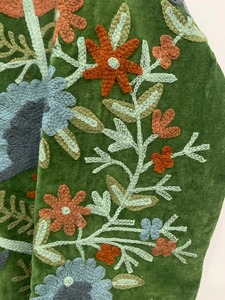 Suzani เสื้อแจ็กเก็ตกำมะหยี่งานปักลายดอกไม้ผ้ากำมะหยี่สำหรับผู้หญิงเสื้อแจ็คเก็ตของขวัญสำหรับผู้หญิง - Product Image 3