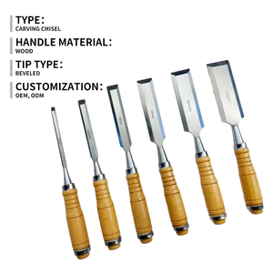 Chuyên Nghiệp 6-Mảnh Chế Biến Gỗ Đục Đặt Bằng Gỗ Xử Lý Phẳng Đục Đặt Công Nghiệp Cấp Crv Dụng Cụ Cầm Tay - Product Image 3