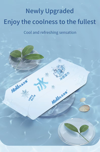 Lingettes nettoyantes <span class=keywords><strong>visage</strong></span> été <span class=keywords><strong>homme</strong></span> femme, rafraîchissantes, non alcoolisées, effet glace, avec marque privée - Product Image 4