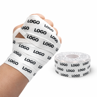 Bande adhésive athlétique en coton personnalisée de 1 pouce, bande adhésive à l'oxyde de zinc, hypoallergénique, pour la boxe et les sports