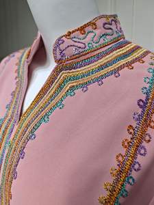 Islamice Clothing Eid <b>Kaftan</b> Arab Embroidery Dubai Abaya <b>Women</b> Muslim Dress Low Price Wholesale Dubai Abaya Muslim - Product Image 5