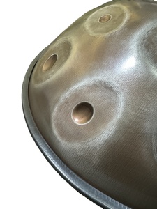 Raysen Master Series 12 + <span class=keywords><strong>7</strong></span> <span class=keywords><strong>notas</strong></span> F3 Pigmeo 19 Retro Plata Acero inoxidable Handpan Personalizado de alta calidad Handpan - Product Image 4