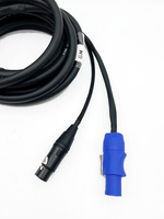 Câble composite tout-en-un avec connecteurs XLR et Speakon pour l'audio, le son, l'éclairage de scène et l'alimentation
