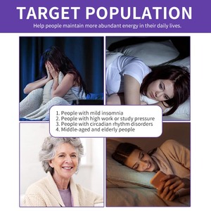 Ngủ Gummy 1 tháng cung cấp thêm sức mạnh Melatonin 6mg Vegan vitamin B6 L-theanine 5 HTP <span class=keywords><strong>valerian</strong></span> tàn ác miễn phí cho người lớn không - Product Image 5