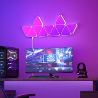 Panneaux Triangles Intelligents RVB Couleurs Magiques Lumières LED d'Ambiance pour Salle de Jeu, Vente en Gros Usine CL Lighting pour Décoration Intérieure