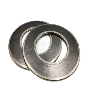 Junta de metal y grafito compuesto personalizada tipo O, de 5-30 mm de espesor, resistente a altas temperaturas de 600 °C, para sellado de bridas en aplicaciones automotrices. - Product Image 1