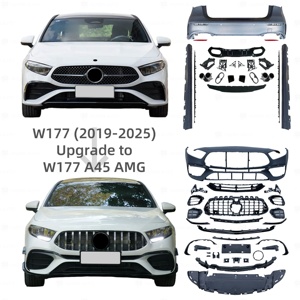Kit Carrozzeria Hot Sale per <span class=keywords><strong>Mercedes</strong></span> W177 <span class=keywords><strong>Classe</strong></span> <span class=keywords><strong>A</strong></span> A180 A200 A220 A35 AMG Facelift, <span class=keywords><strong>Paraurti</strong></span> Anteriore, Minigonne Laterali, <span class=keywords><strong>Paraurti</strong></span> Posteriore A45 AMG, A45s AMG - Product Image 1
