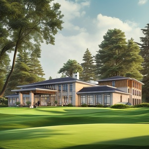 Villa prefabbricata in legno di lusso moderno progettato da architetti per uso alberghiero - Product Image 1