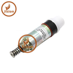 Vanne solénoïde d'arrêt de carburant pour engins de construction 125-5772 - Product Image 1