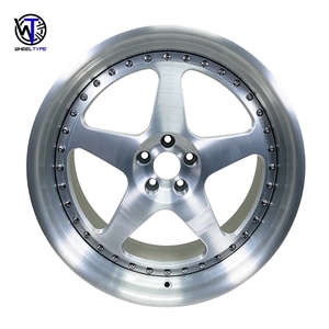 Jantes forgées 3 pièces 18 19 20 21 22 à profil profond 5x112 5x120 5x114.3 en alliage 6061 T6 à 5 branches légères pour <span class=keywords><strong>Ferrari</strong></span> BMW Audi - Product Image 1