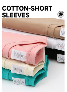 MT2574 T Shirt Manufacturer 220 Grams 100% Cotton Regular Fit <b>Plain</b> T-Shirts for Men - Product Image 2
