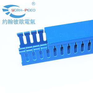 Conducto de dedo de ranura abierta para escritorio, bandeja de gestión de Cable de Raceway, YORH-PEEO, venta directa de fábrica, PXC - Product Image 3