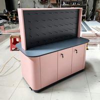 Vitrine de présentation professionnelle sur mesure en bois laqué pour bijouterie, mobilier de magasin de détail, meuble de présentation de bijoux personnalisé