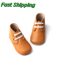 Sepatu Bayi Pertama Berjalan Babyhappy Kulit Asli Lembut dengan Tali Elastis Anti Selip untuk Balita Bayi Laki-laki dan Perempuan
