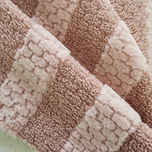 Velours jacquard à armure en fibre bouclée, 100% polyester, tricoté, écologique, lourd, moelleux, antistatique, pour jouets et usage domestique, direct usine - Product Image 5