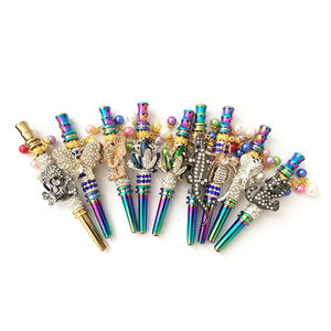 शीश हुक्का मुँह सुझावों हीरा पशु इंद्रधनुष शीश मुखपत्र हुक्का सामान - Product Image 1