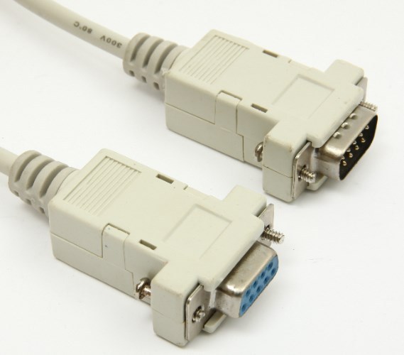 LSC031: NULL MODEM CABLE,DB9M/DB9F