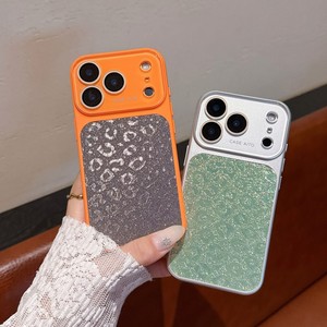 เคสโทรศัพท์มือถือลายเสือดาววิบวับ สำหรับ iPhone 17 air 16 15 14 pro max พร้อมกรอบแปลงเลนส์กล้อง ฝาหลังประกายระยิบระยับ - Product Image 2