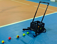 Collecteur de balles de tennis et de pickleball automatique RoboTenni, chariot à balles de tennis, équipement d'entraînement pour les entraînements sur le terrain