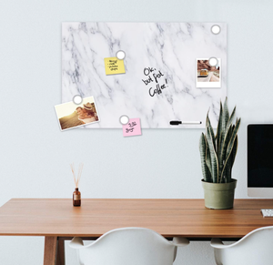 กระดานลบได้แม่เหล็กสีขาว16X24นิ้วเป็นมิตรกับสิ่งแวดล้อมกล่องไม้แขวนง่ายดีไซน์ตัวอักษรแม่เหล็กติดผนัง - Product Image 2