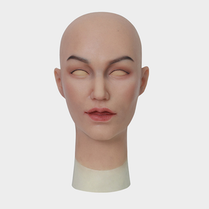Realista de silicona travestismo hombre a mujer cabeza máscara vestido cabeza Drag Queen fiesta Cosplayer <span class=keywords><strong>Actor</strong></span> o actriz - Product Image 2