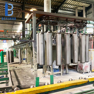 Argon/oksijen/karbon dioksit/azot/helyum kaliteli gaz şişesi için 40L yüksek basınçlı dikişsiz çelik gaz silindiri - Product Image 6