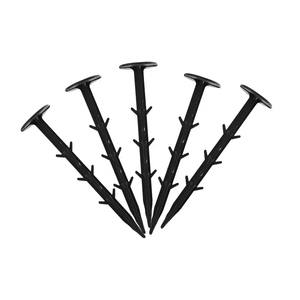 Clou de fixation de jardin en plastique noir, résistant aux UV et anticorrosion, ancre de sol robuste pour <span class=keywords><strong>film</strong></span> et toile de paillage - Product Image 5