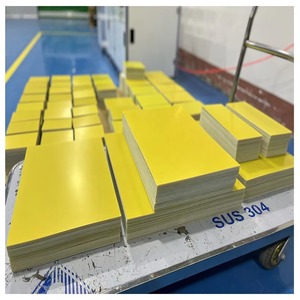 Lámina de resina epoxi amarilla G10 3240 — 0,5 mm de espesor — Tablero de aislamiento para paquete de baterías de litio - Product Image 1