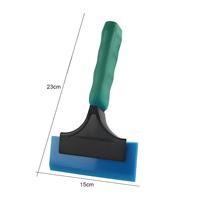 Outil d'application de film pour vitres de voiture, raclette Oxford à long manche pour le nettoyage du pare-brise et le dégommage de l'eau