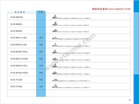 Aiguilles textiles Vo 78.66 01/02 Vo 78.66 03/04 pour tricotage plat Shima Seiki.