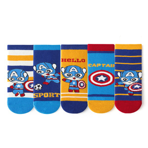 Calzini Adesivi Antiscivolo per Bambini con Personaggi <span class=keywords><strong>Marvel</strong></span>, Comodi, Traspiranti e Caldi, Vendita all'Ingrosso - Product Image 5