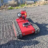 Robot de lutte contre les incendies télécommandé sur chenilles pour les incendies à haut risque, parcs chimiques industriels, équipement de protection incendie, sauvetage incendie