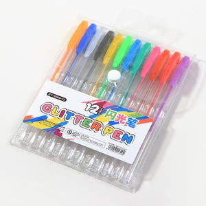 12 24 36 stylos gel pailletés, pastel, métal, plastique, surligneurs, bureau, école, art, dessin, stylos gel pailletés, ensembles de stylos gel - Product Image 3