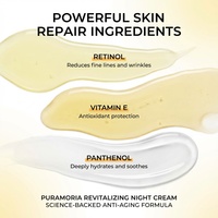 Crema Facial Antienvejecimiento con Retinol y Vitamina E, Hidratación de 24 Horas para Líneas Finas y Arrugas, Venta al Por Mayor