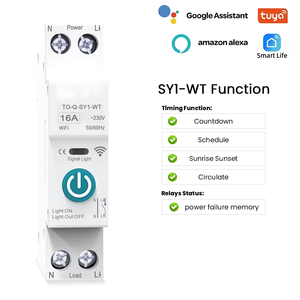 Interruptor de Circuito Inteligente Wifi 1p 63a para Riel DIN, Control Remoto Inalámbrico para Hogar Inteligente de <span class=keywords><strong>Tongo</strong></span> - Product Image 3