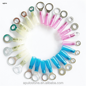 Rv terminalleri serisi Pvc kalaylı kablo pabucu yalıtımlı kıvrım yalıtımlı halka terminali - Product Image 2