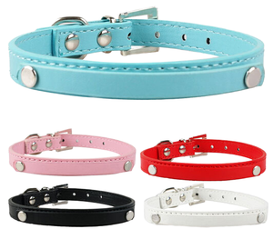 Fashionable Durable <strong>PU</strong> Solid Rivet <strong>Dog</strong> Collar with Personalized Retractable Soft Training <strong>Leash</strong>-Soulwin Brand Shandong Origin - Product Image 1
