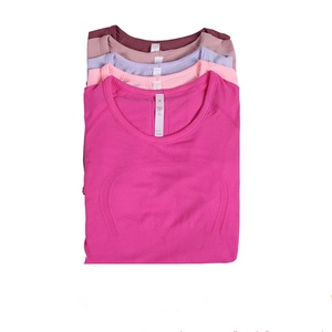 Camiseta Deportiva para Mujer, de Secado Rápido, Cuello Redondo, Manga Corta, para Yoga, Fitness, Ejercicio, Running, Gimnasio, Entrenamiento, 1.0 - Product Image 1