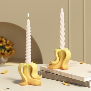 Moule en silicone pour bougie en forme de banane, moule à fruits pour bougie, décoration d'intérieur, moule à bougie parfumée, résine - Product Image 3