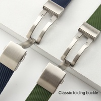Bracelets de montre de sport adaptés aux montres Longines avec boucle spéciale Bracelets de montre en caoutchouc TPU de plongée à extrémité incurvée de 21mm