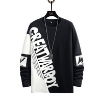 Camiseta de manga larga para hombre, Sudadera con capucha, nueva tendencia, holgada, bonita, para exteriores, leggings, ropa de cuello redondo, 2022
