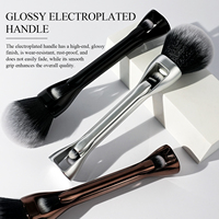 Pinceaux cosmétiques multifonctionnels 5 en 1, pinceaux de maquillage, poils synthétiques doux, pinceaux de maquillage de luxe